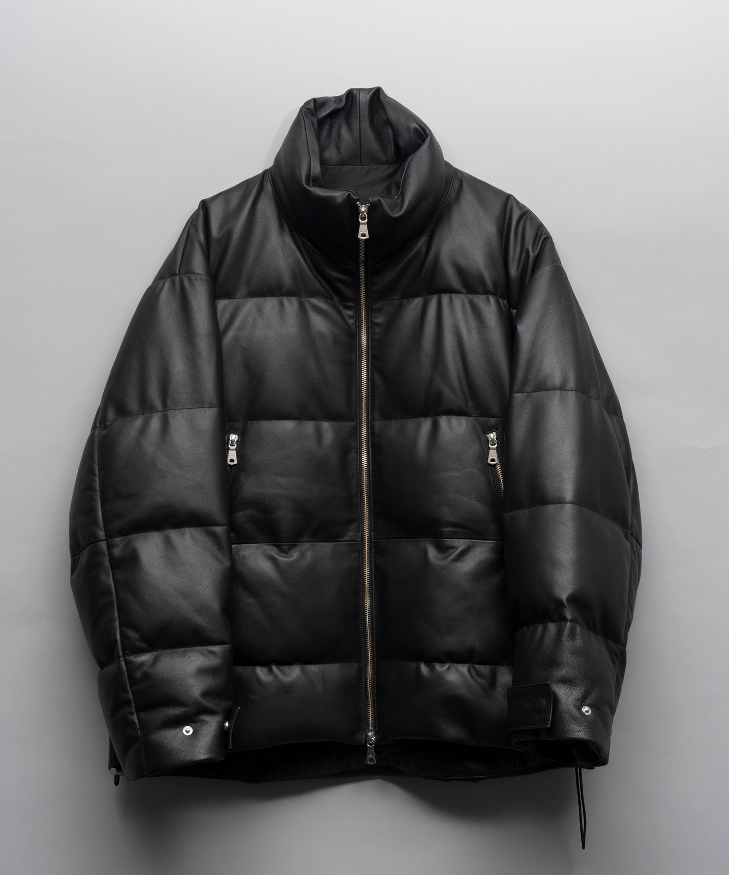 Prime-Over Leather Down Jacket