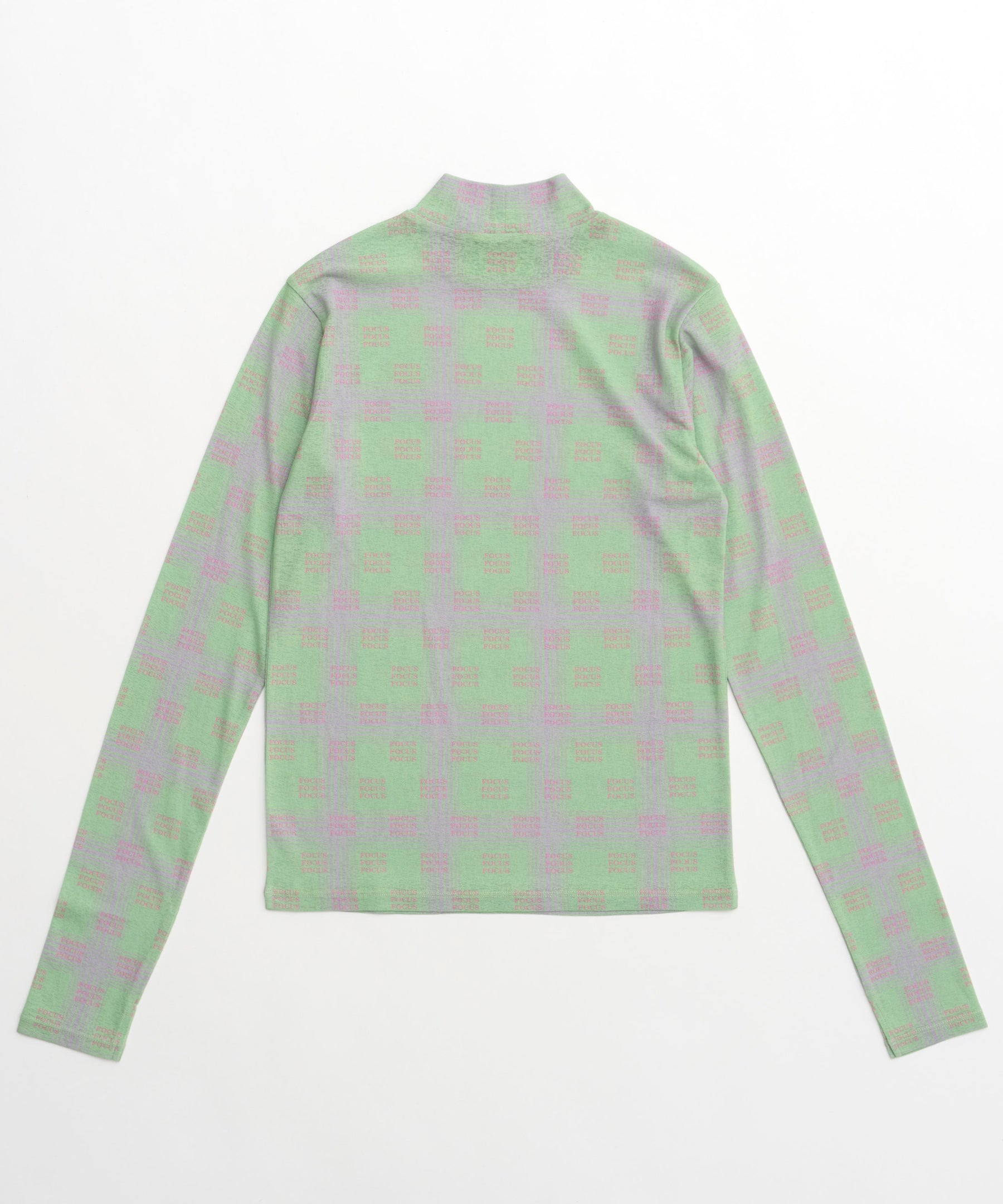 FOCUS Checkered Turtleneck Tops