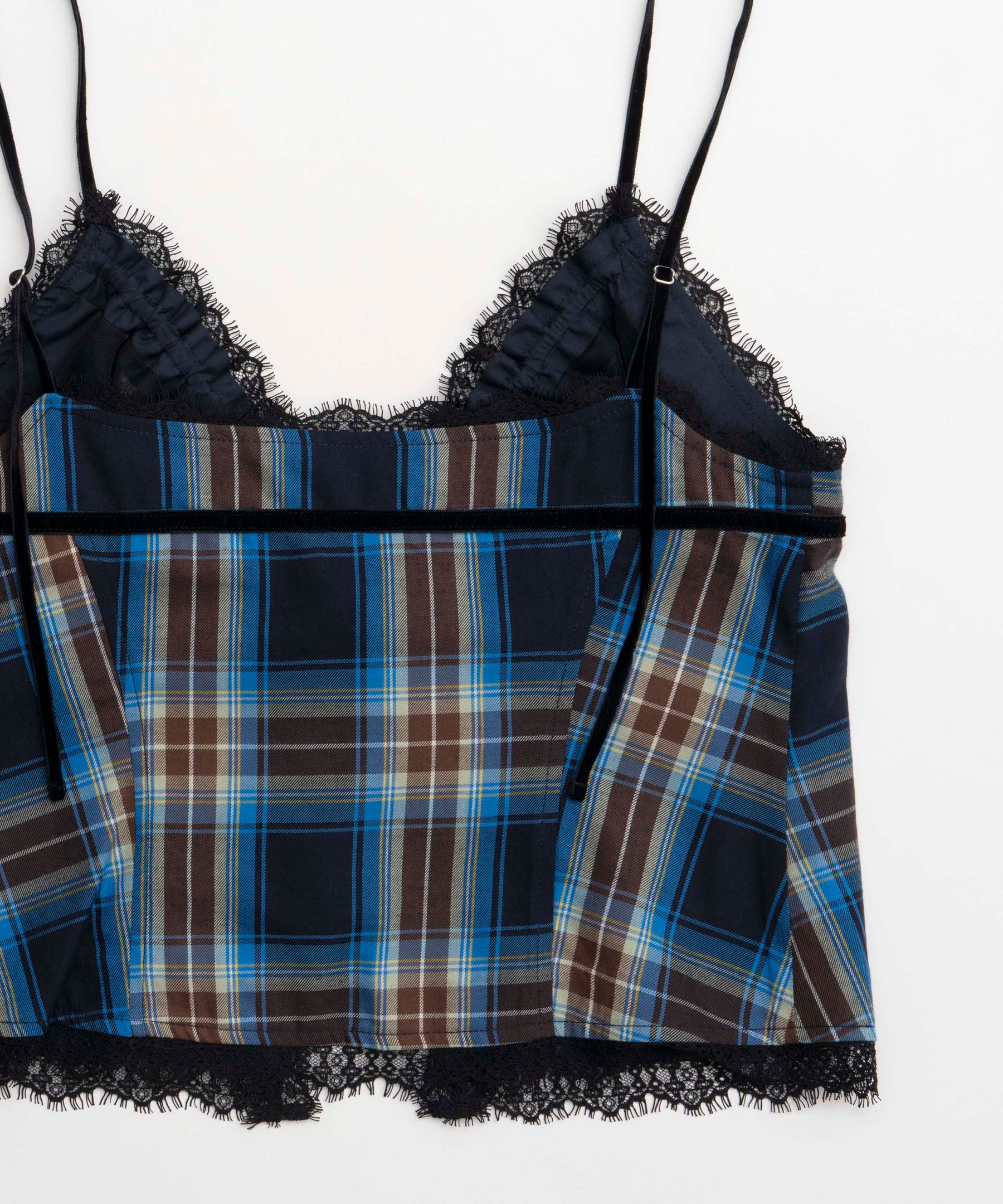 Checkered Lingerie Bustier