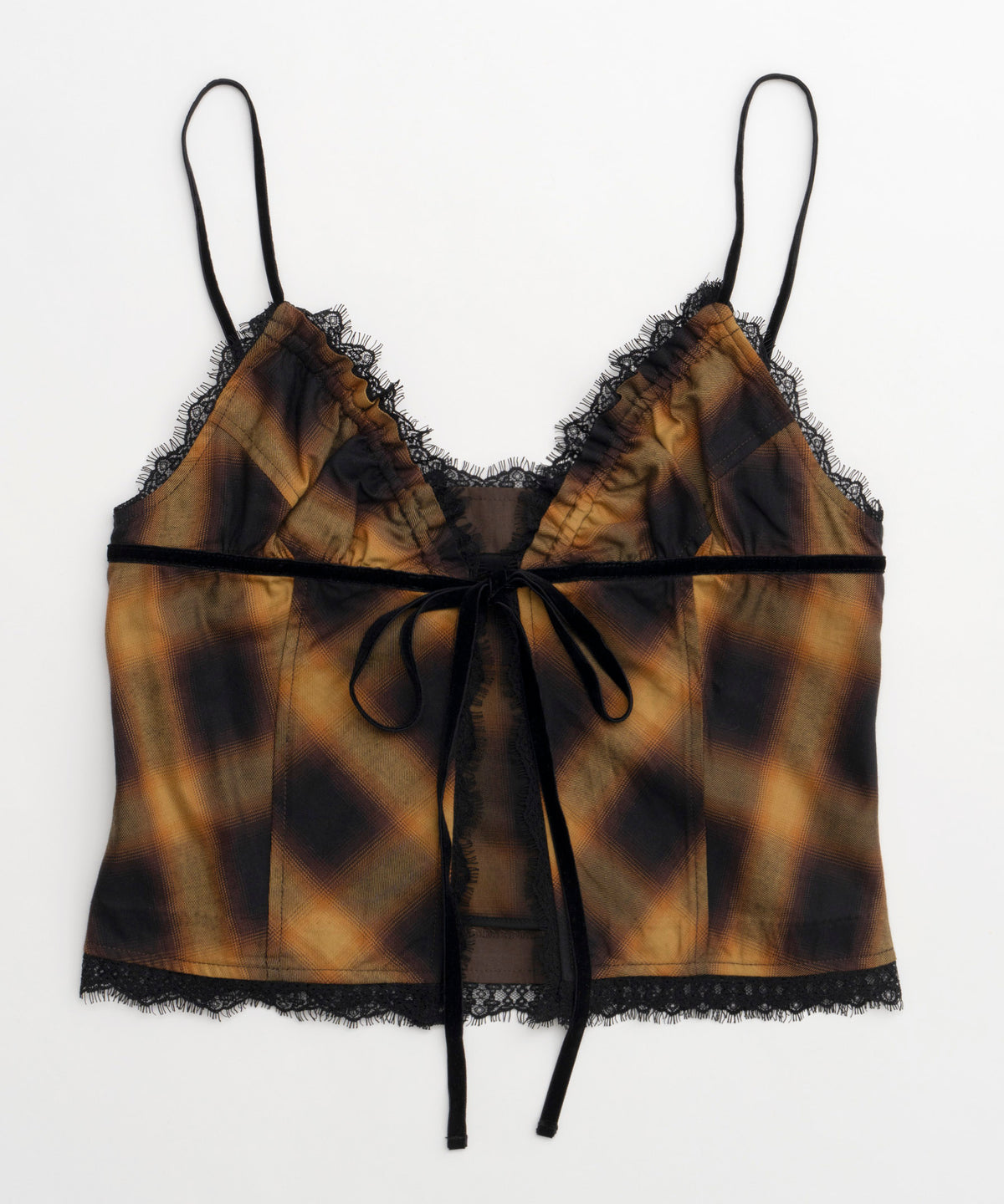 Checkered Lingerie Bustier