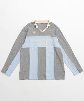 Fruttaring Heart Stripe Long Sleeve T-shirt