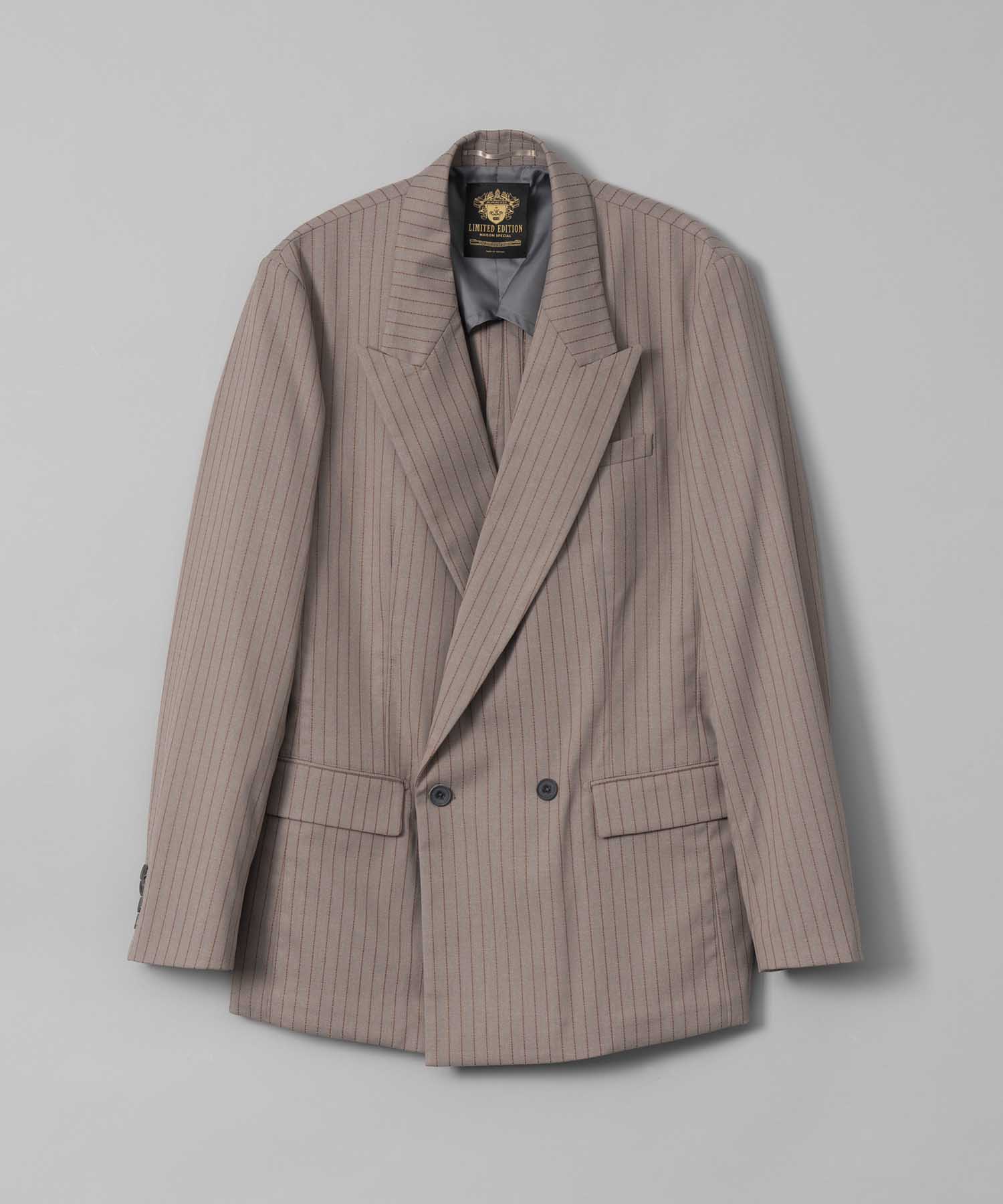 【LIMITED EDITION】Dress-Fit Peaked Lapel Double Breasted Tailored Jacket