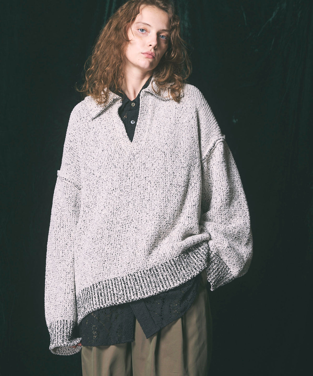 Plating Skipper Prime-Over Knit Pullover