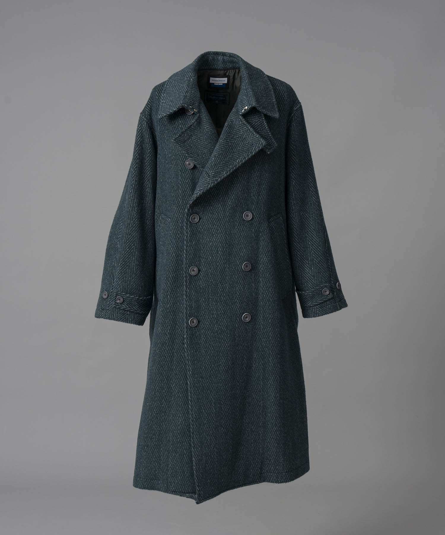 【Italian Dead Stock Fabric】Prime-Over Trench Coat