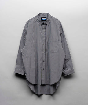 【Italian Dead Stock Fabric】Prime-Over Long Length Shirt Coat