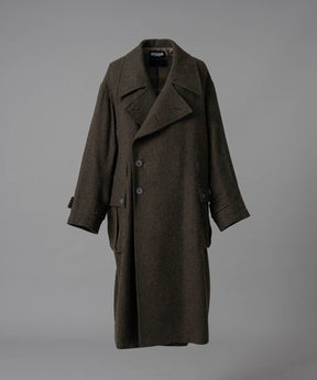 【Italian Dead Stock Fabric】Prime-Over Officer Coat