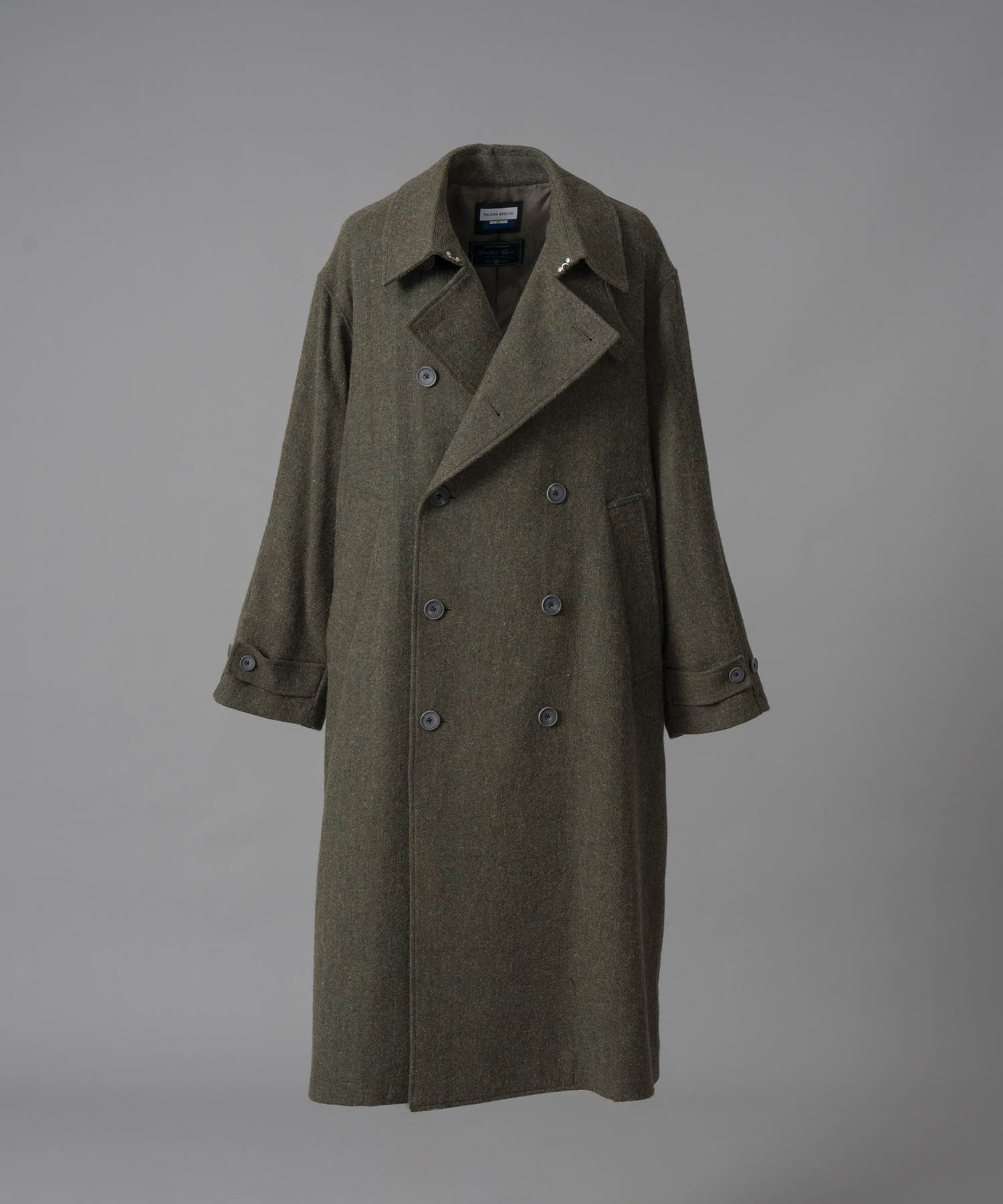 【Italian Dead Stock Fabric】Prime-Over Trench Coat