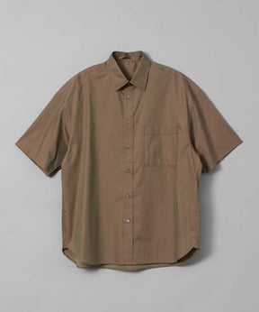 Cotton Silk Prime-Over Short Sleeve Shirt