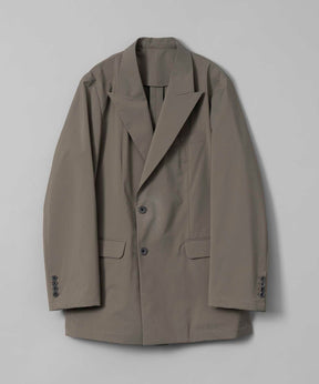 【LIMITED EDITION】Dress-Over Peaked Lapel Semi-Double Tailored Jacket