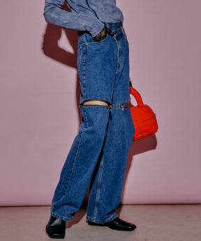 Side Slash Denim Pants