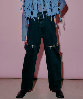 Side Slash Denim Pants