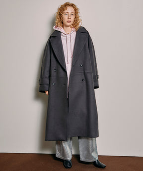 Super140 Melton Double Coat