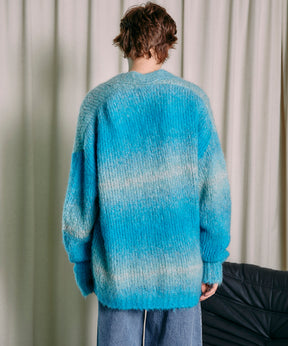 【SALE】Italian Alpaca Gradation Knit Cardigan