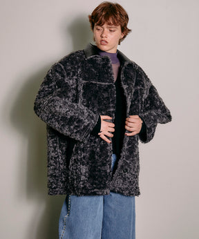 Reversible Vegan Mouton Coat