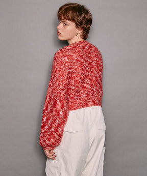 【SALE】Splashed Pattern Knit Wear