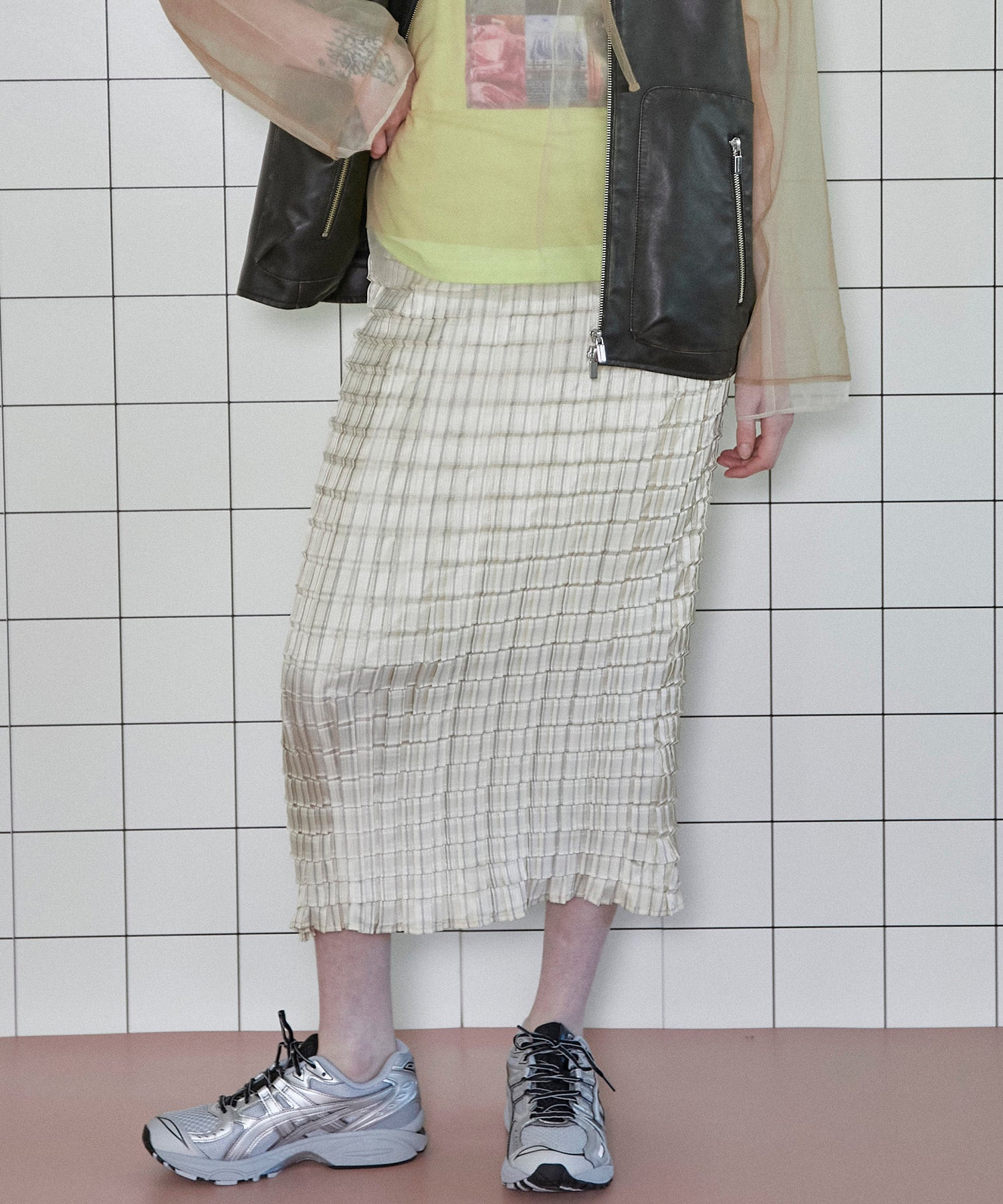 Box Pleated Skirt