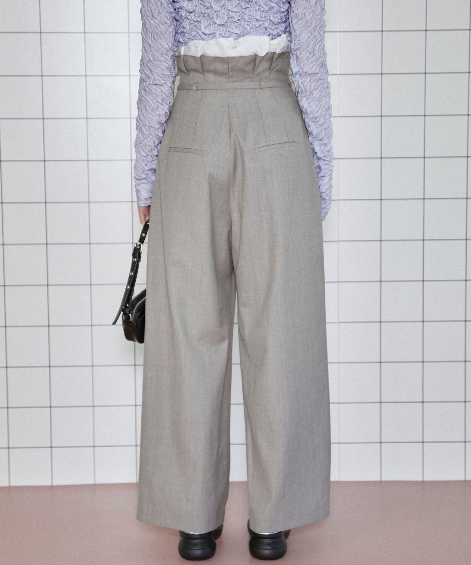 【SALE】High Waist Wide Pants