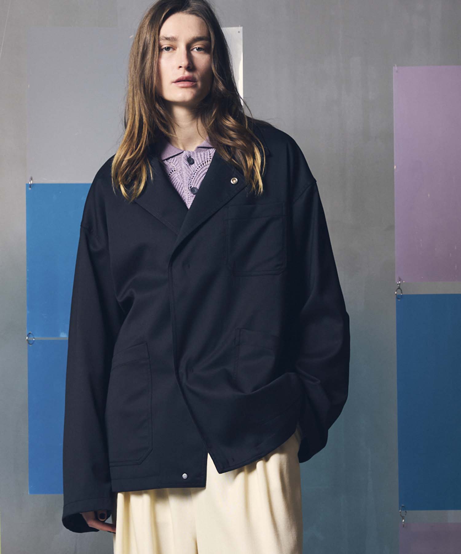 T/W Stretch Prime-Over Hospital Jacket