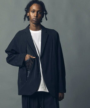 【SPORTS TECH HIGH SPEC LINE】Oversized Many Pockets Tailored Jacket