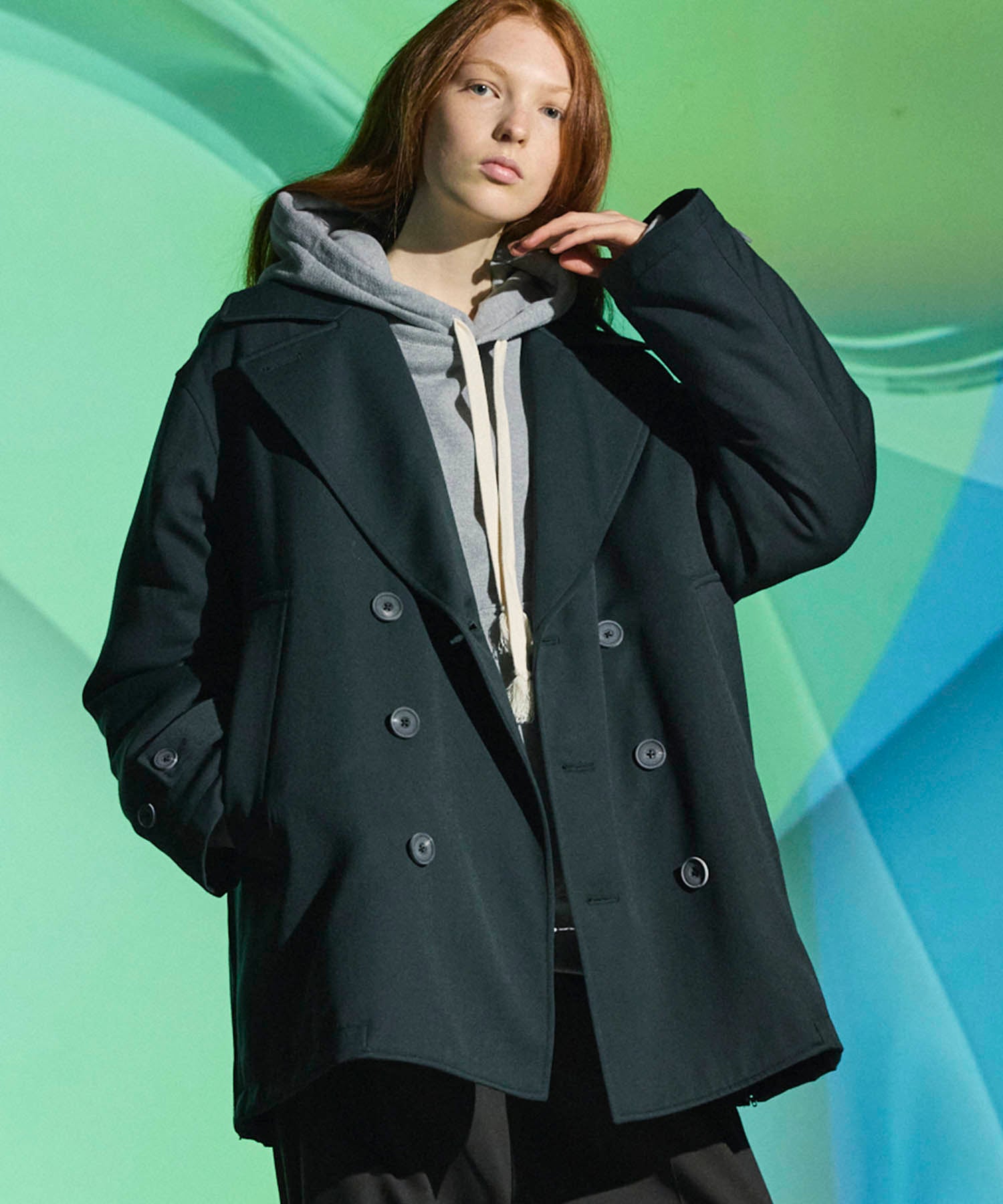 【Italian Dead Stock Fabric】Prime-Over Pea Coat