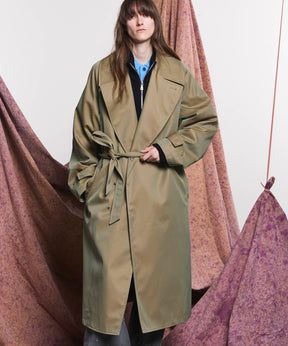 120/2/2 Suvin Cotton Gabardine Prime-Over Ulster Coat