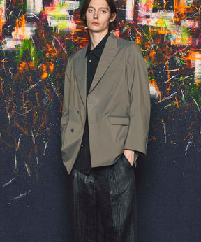 【LIMITED EDITION】Dress-Over Peaked Lapel Semi-Double Tailored Jacket