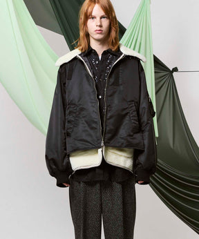 Prime-Over Layering B-3 Flight Jacket