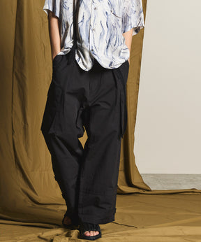 Cotton Nylon Twill Suspender Cargo Pants