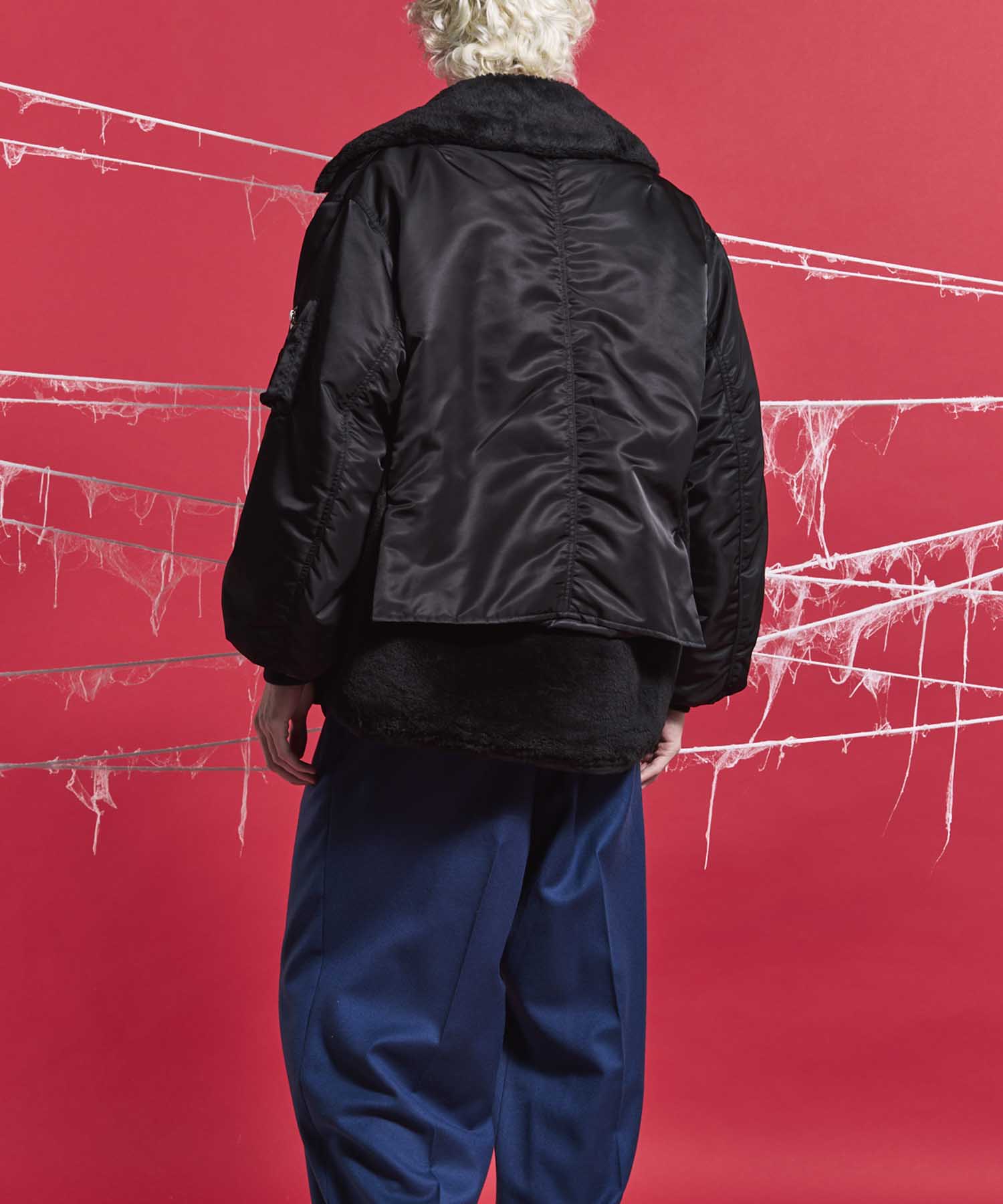 Prime-Over Layering B-3 Flight Jacket