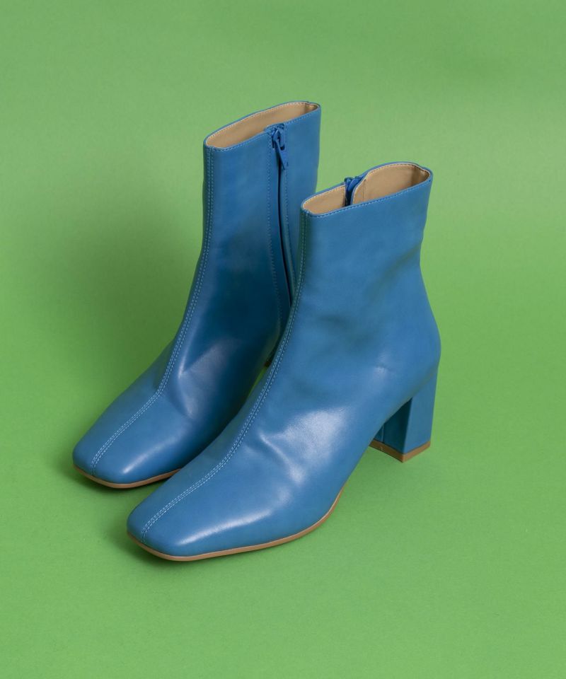 【SALE】Vegan Leather Short Boots