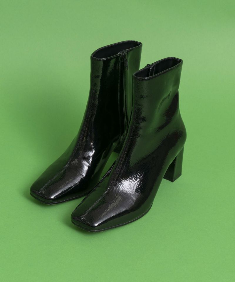 【SALE】Vegan Leather Short Boots