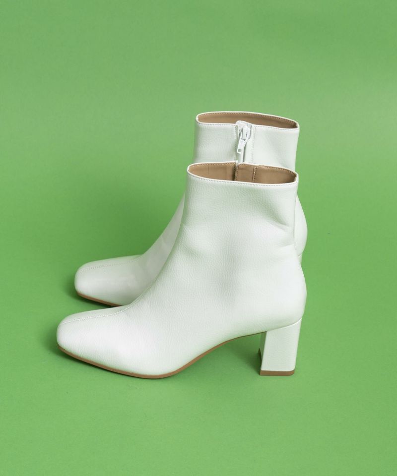 【SALE】Vegan Leather Short Boots