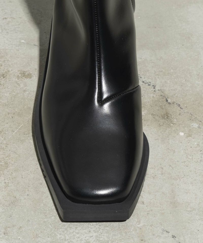 【SPECIAL SHOES FACTORY COLLABORATION】Zip Heel Boots Made In TOKYO