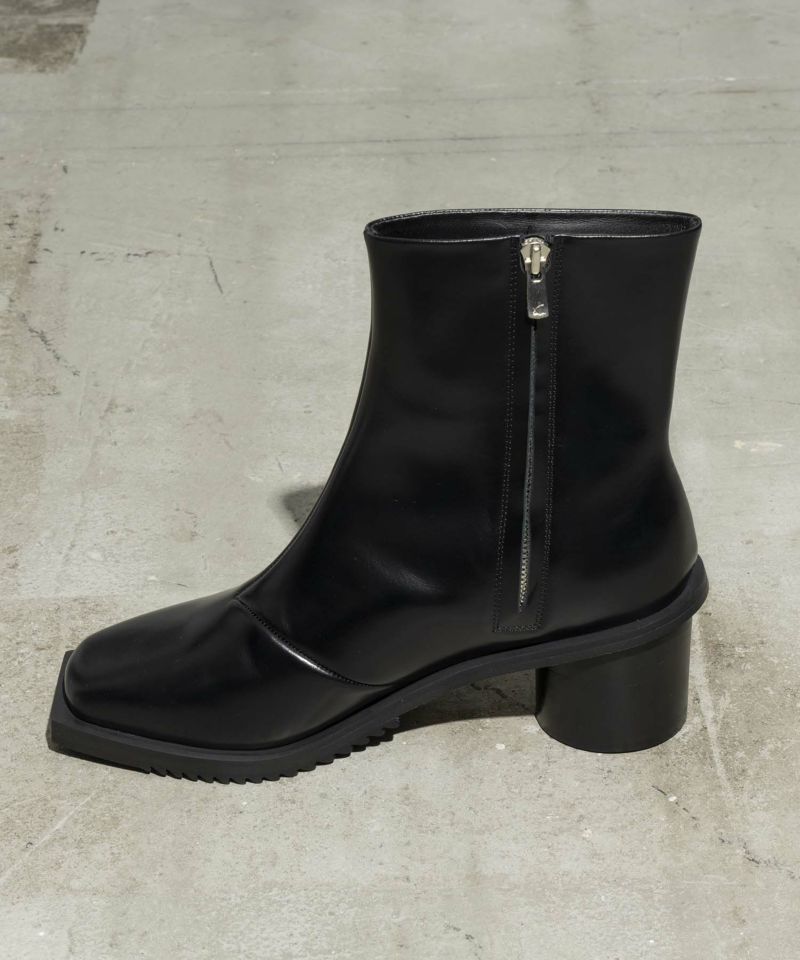 【SPECIAL SHOES FACTORY COLLABORATION】Zip Heel Boots Made In TOKYO