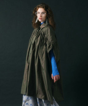 【SALE】2way Chambray Taffeta Coat