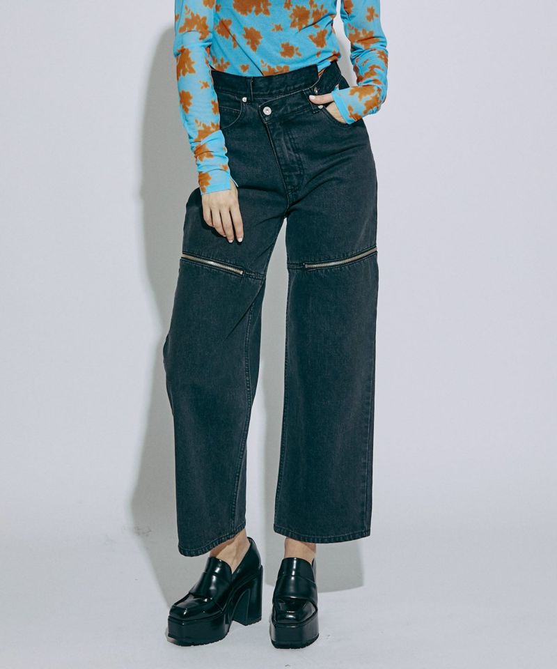 Side Slash Denim Pants