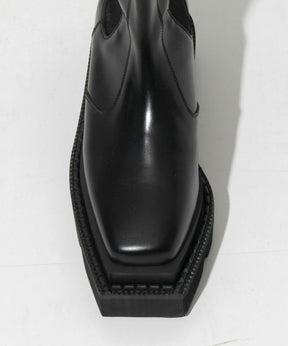 【SPECIAL SHOES FACTORY COLLABORATION】Tank-Sole Side Gore Long Boots Made In TOKYO