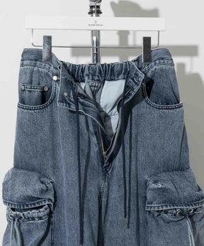 Big Pocket 2WAY Buggy Denim Cargo Pants