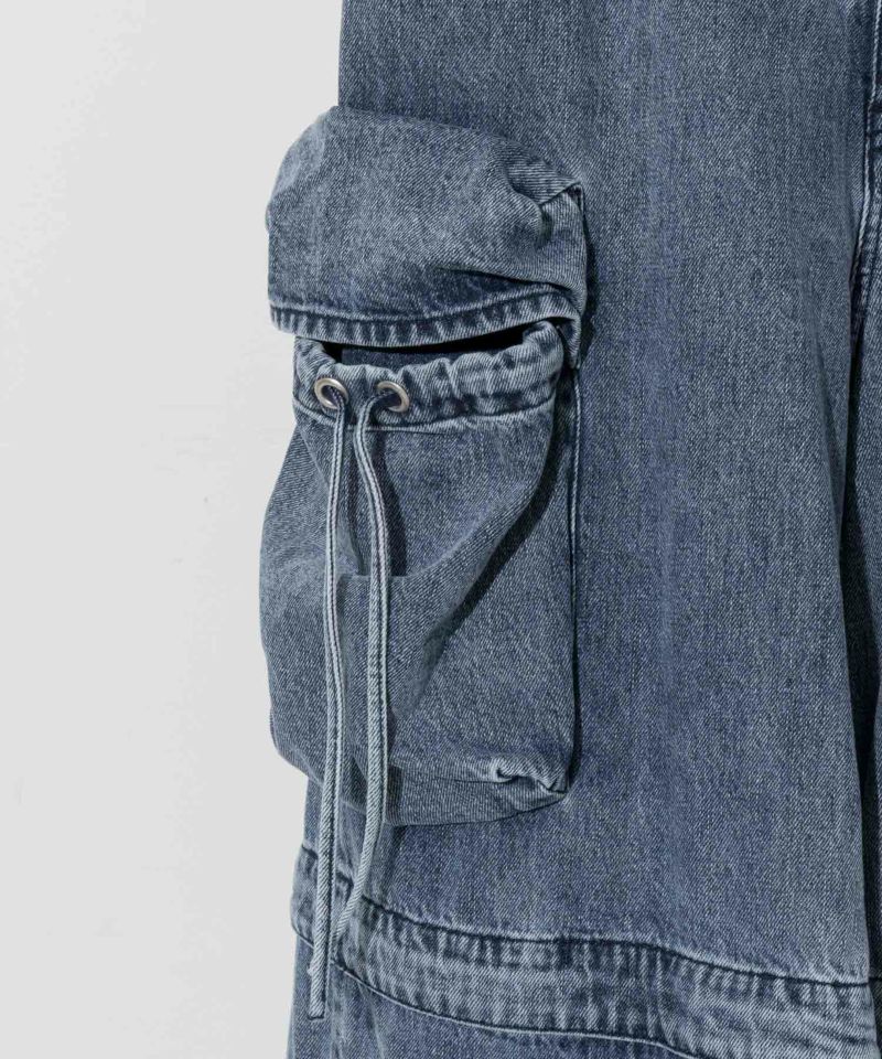 Big Pocket 2WAY Buggy Denim Cargo Pants