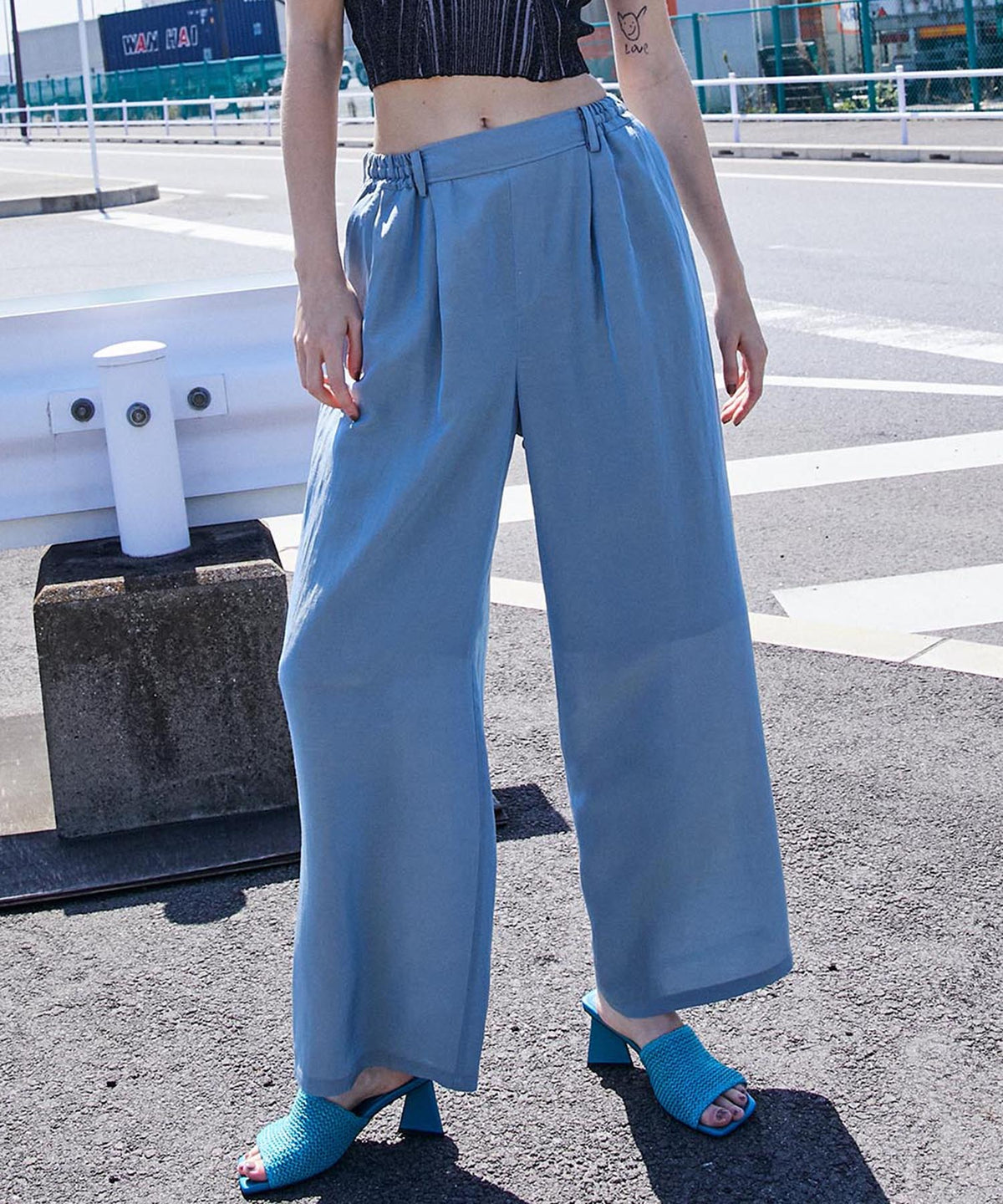 【SALE】Linen Chambray Easy Pants