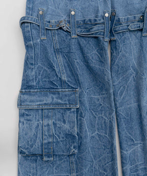 【SALE】Cargo Denim Pants