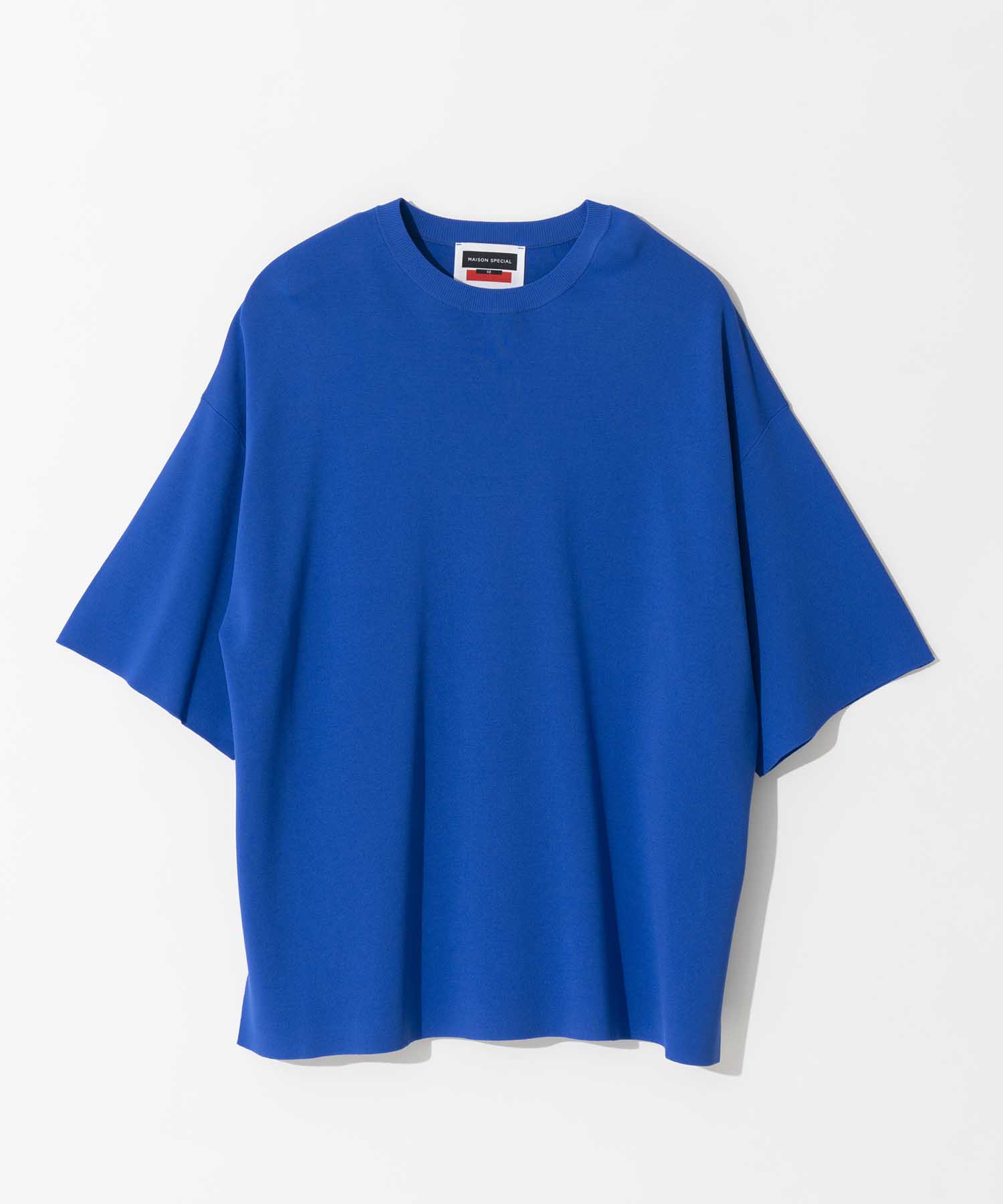 【SALE】16G Prime-Over Crew Neck Milano Rib Knit T-Shirt