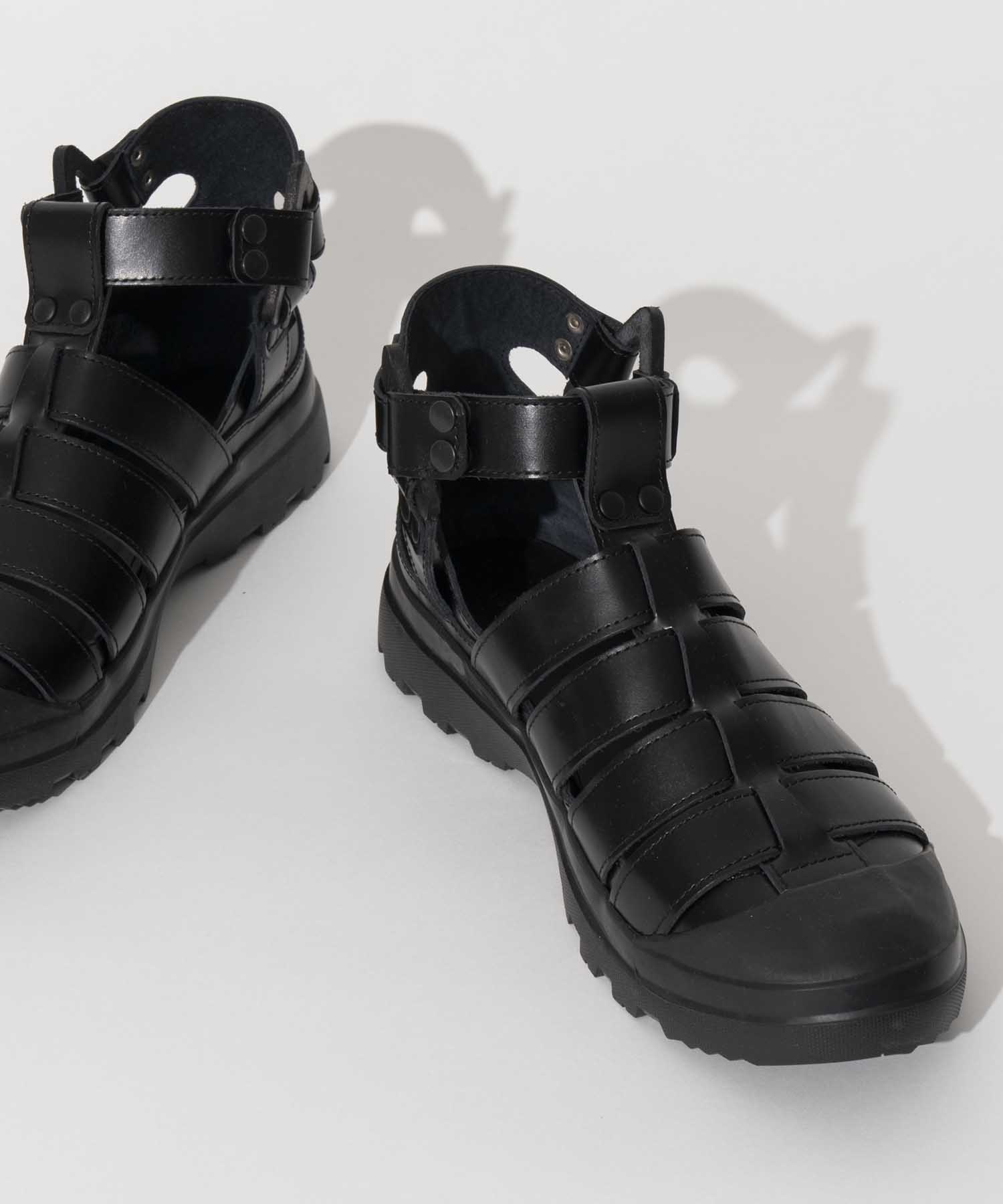 【SPECIAL SHOES FACTORY COLLABORATION】Italian Vibram Sole Gurkha Sandal Made In TOKYO