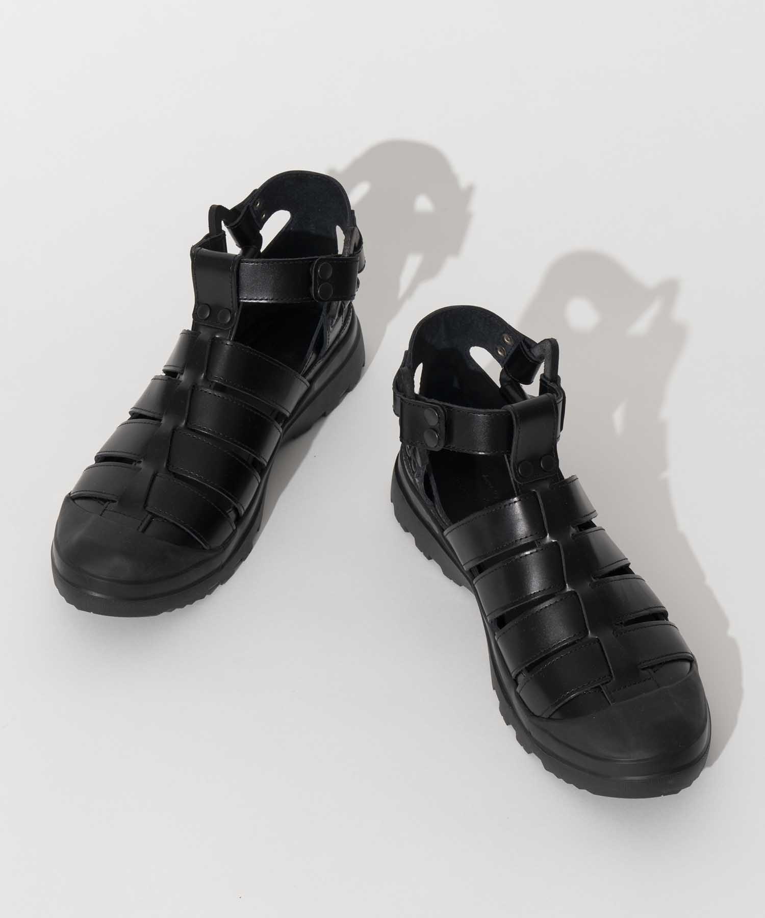 【SPECIAL SHOES FACTORY COLLABORATION】Italian Vibram Sole Gurkha Sandal Made In TOKYO