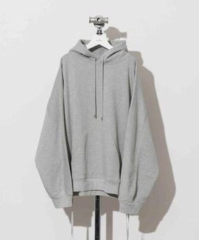 Heavy-Weight Sweat Prime-Over Side Zip Pullover Hoodie