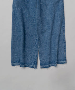 【SALE】Denim Bare All In One