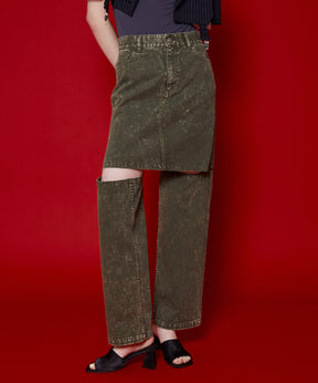 【SALE】Momo Slit Denim Pants