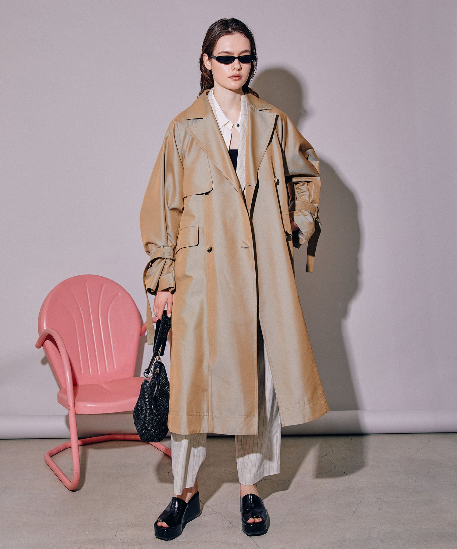 【SALE】Volume Sleeve Trench Coat