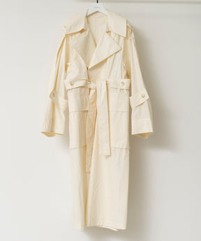 【SALE】Multi Fabric Over Size Trench